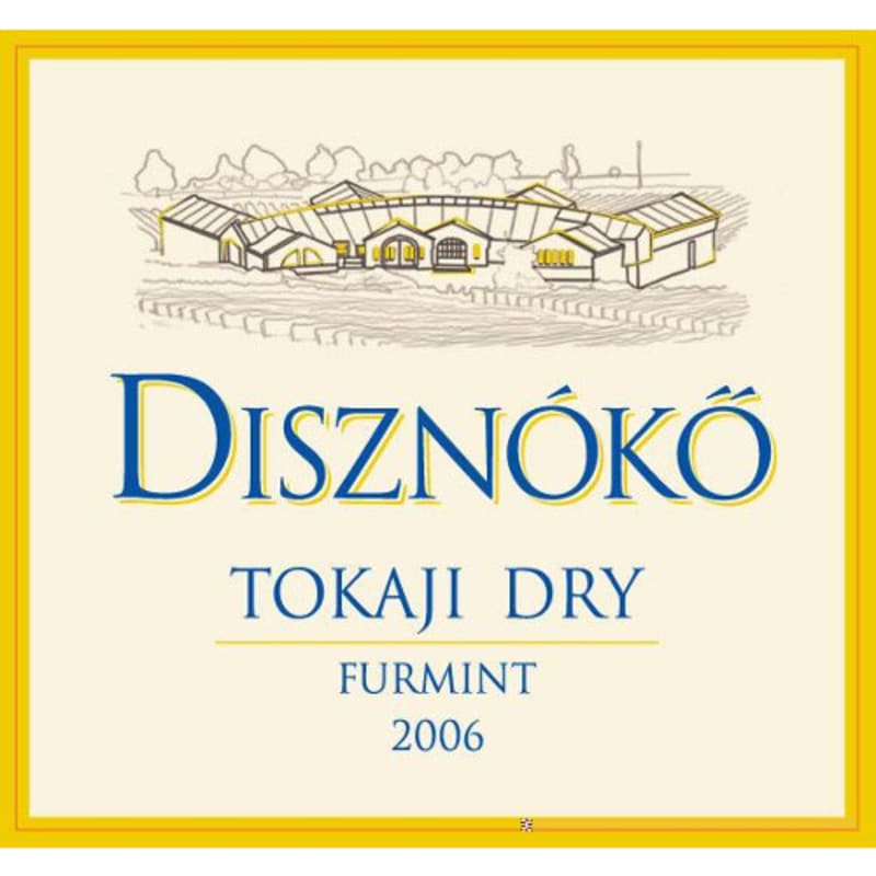 Disznoko Dry Furmint 2006 Front Label