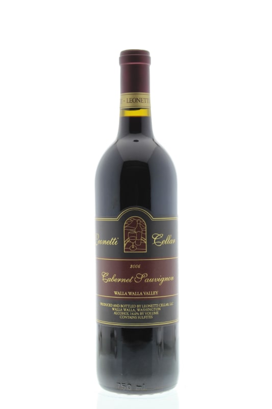 Leonetti Cabernet Sauvignon 2006 Front Bottle Shot