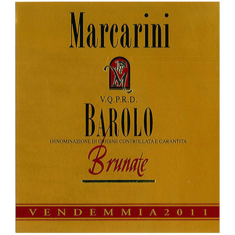 Marcarini Barolo Brunate 2003 Front Label