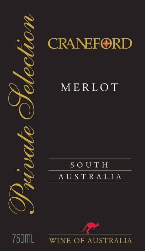 Craneford Private Selection Merlot 2009 Front Label