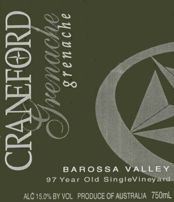 Craneford Basket Pressed Grenache 2004 Front Label