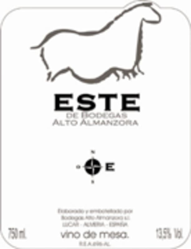 Alto Almanzora Este 2007 Front Label