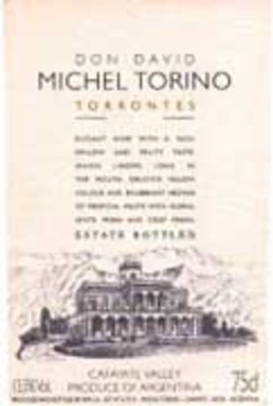 El Esteco Don David Reserve Torrontes 2007 Front Label