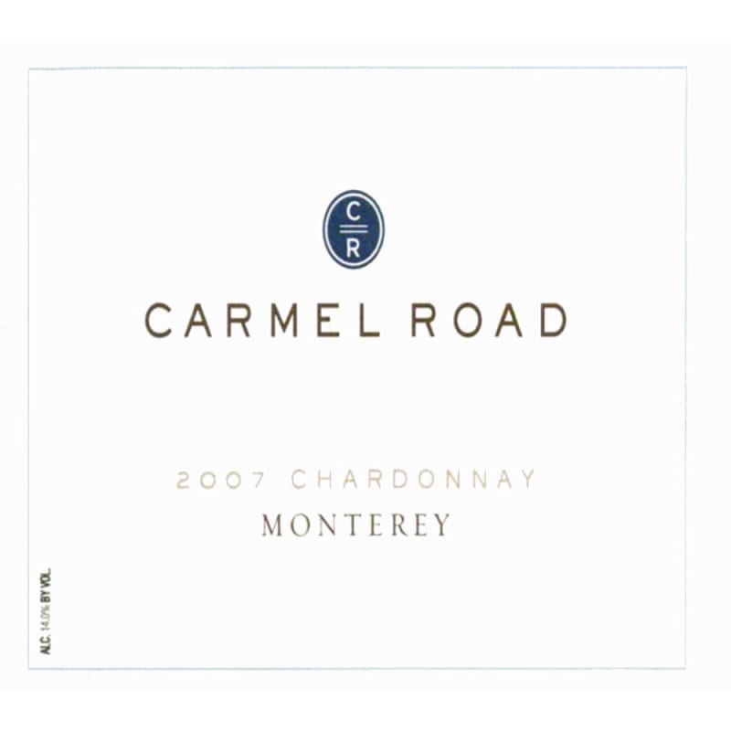 Carmel Road Monterey Unoaked Chardonnay 2007 Front Label