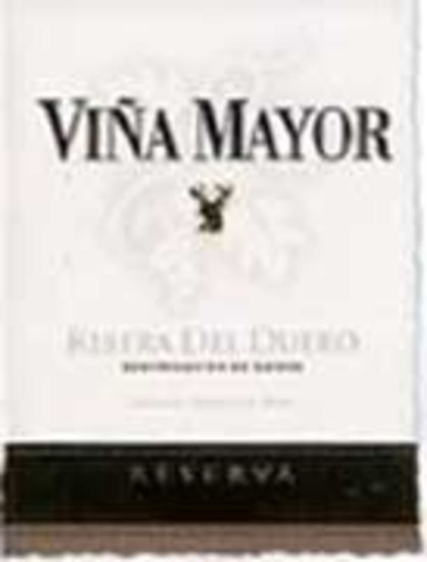 Vina Mayor Reserva 2001 Front Label