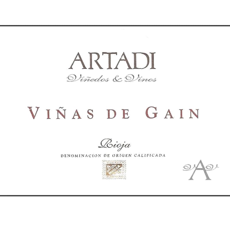 Artadi Vinas de Gain 2005 Front Label