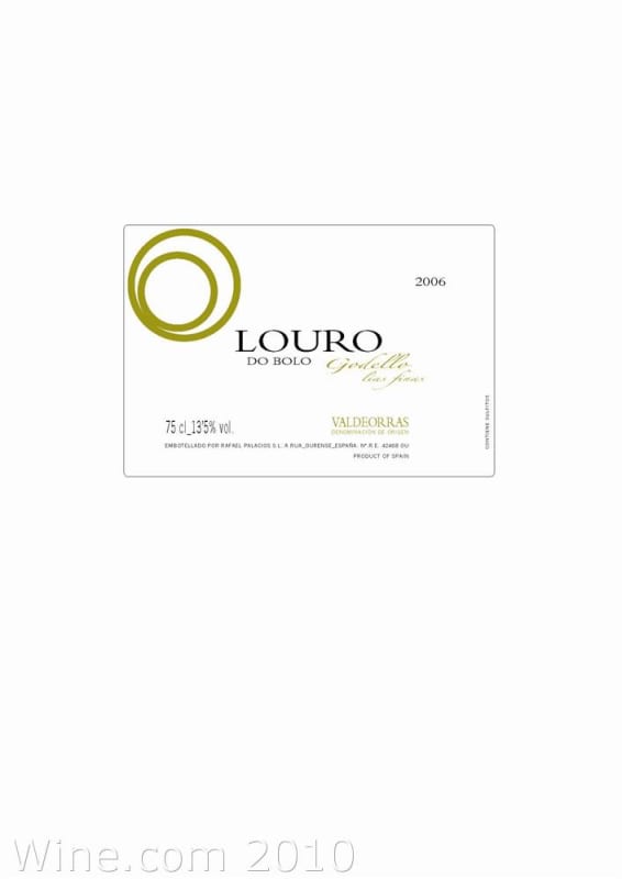 Rafael Palacios Louro Do Bolo Godello 2007 Front Label