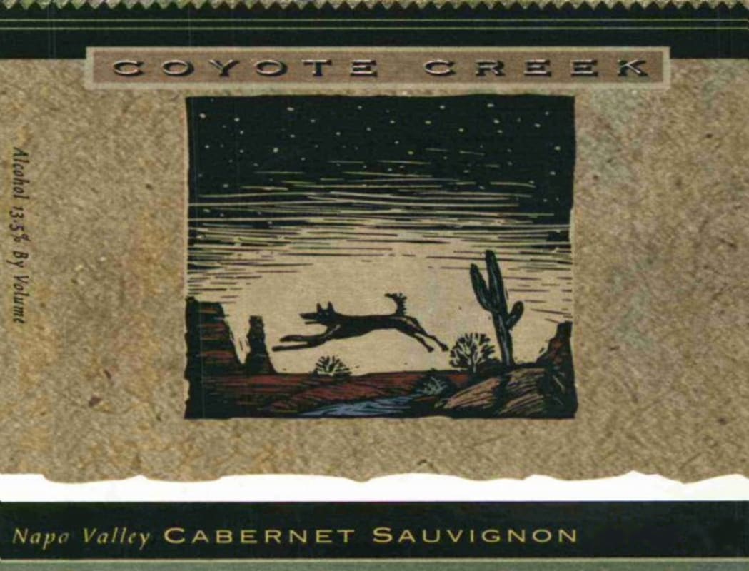 Adler Fels Coyote Creek Cabernet Sauvignon 2012 Front Label