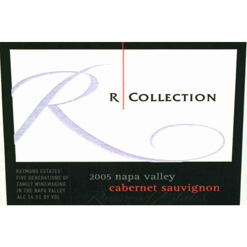 Raymond R Collection Cabernet Sauvignon 2005 Front Label