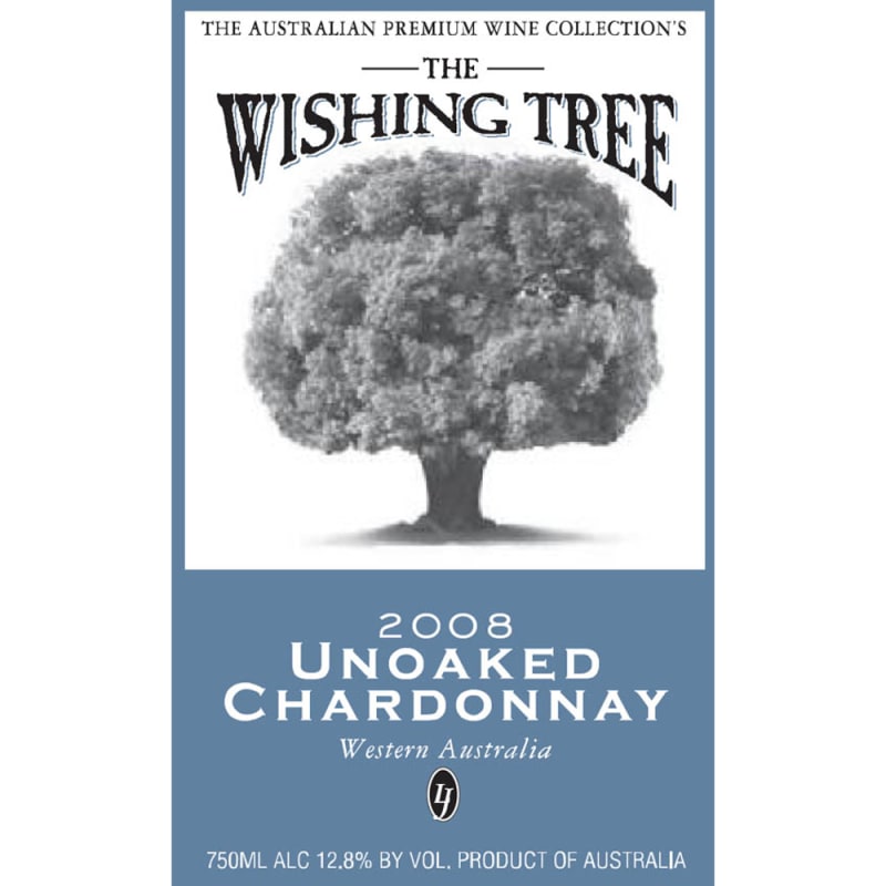 Wishing Tree Unoaked Chardonnay 2008 Front Label