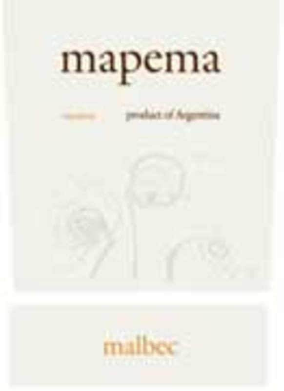 Mapema Malbec 2006 Front Label