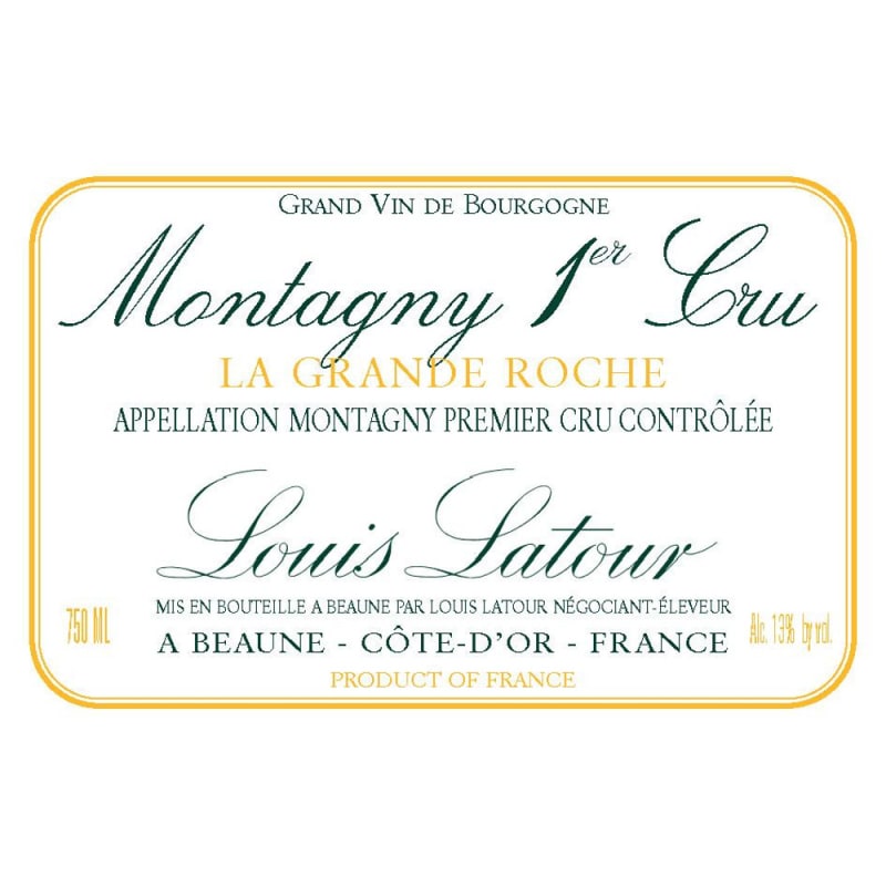 Louis Latour Montagny La Grande Roche Premier Cru 2006 Front Label