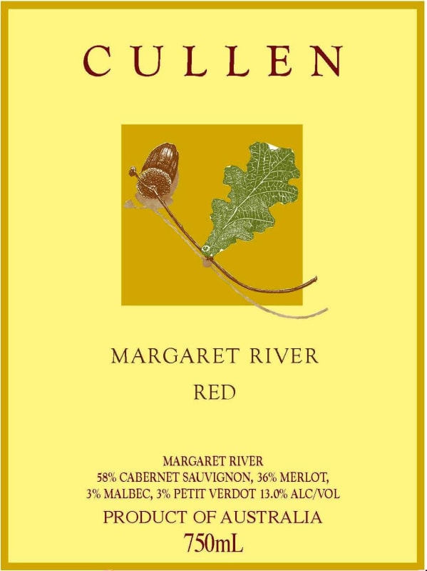 Cullen Red 2011 Front Label