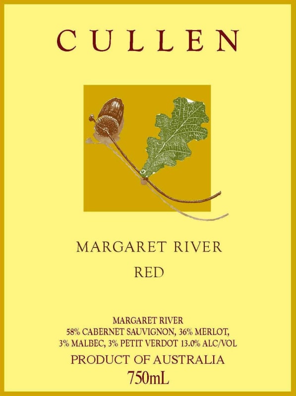 Cullen Red 2008 Front Label