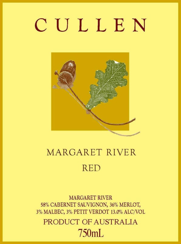 Cullen Red 2007 Front Label