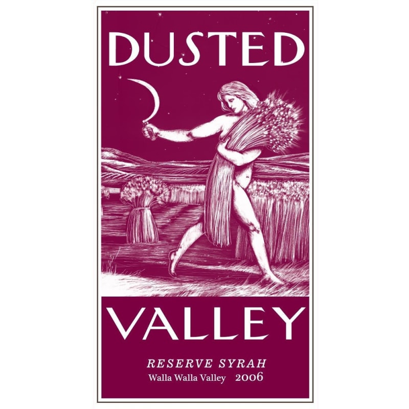 Dusted Valley Walla Walla Reserve Syrah 2006 Front Label