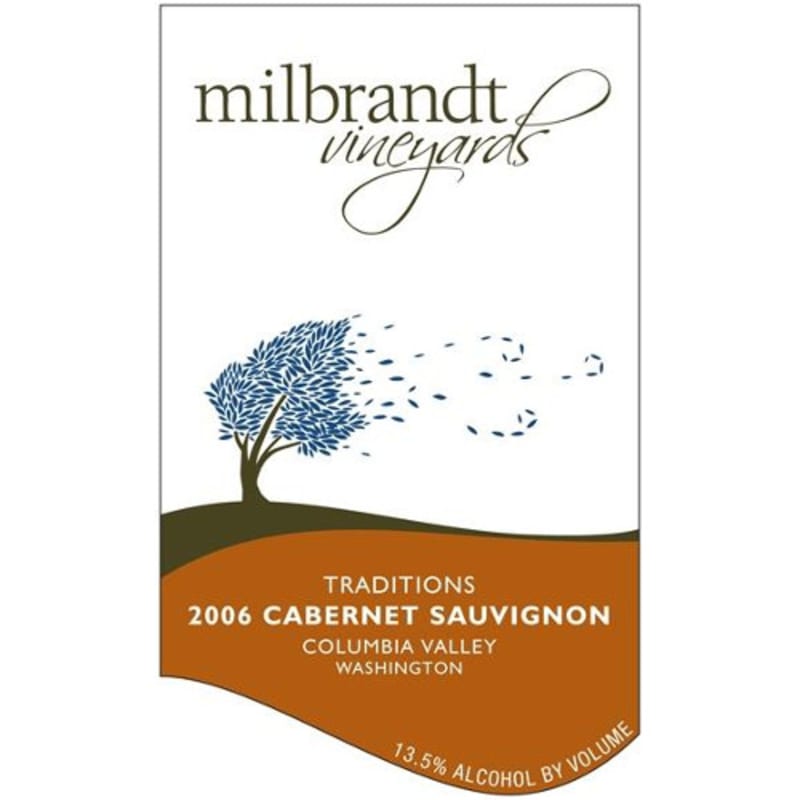 Milbrandt Traditions Cabernet Sauvignon 2006 Front Label