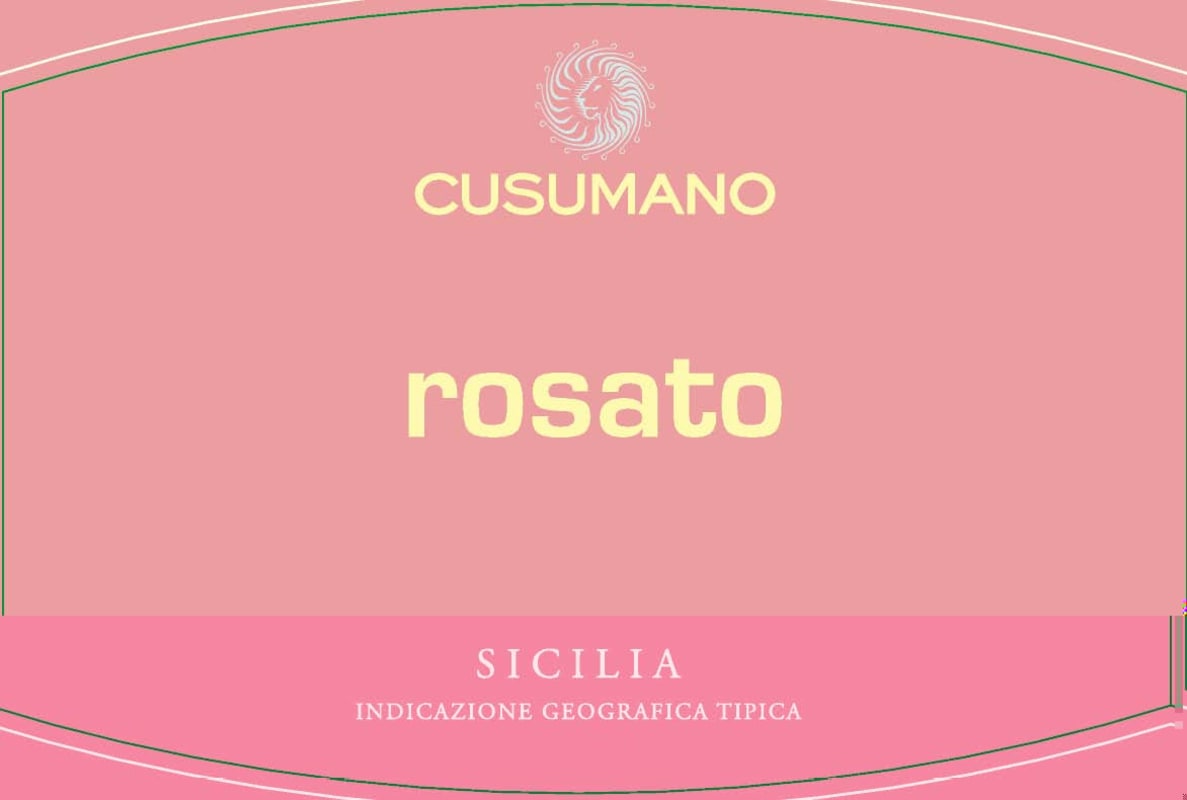 Cusumano Rosato 2013 Front Label