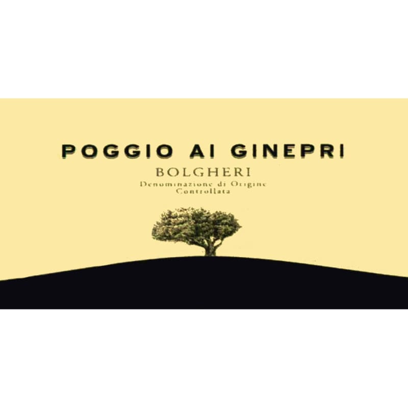 Argentiera Poggio ai Ginepri 2006 Front Label