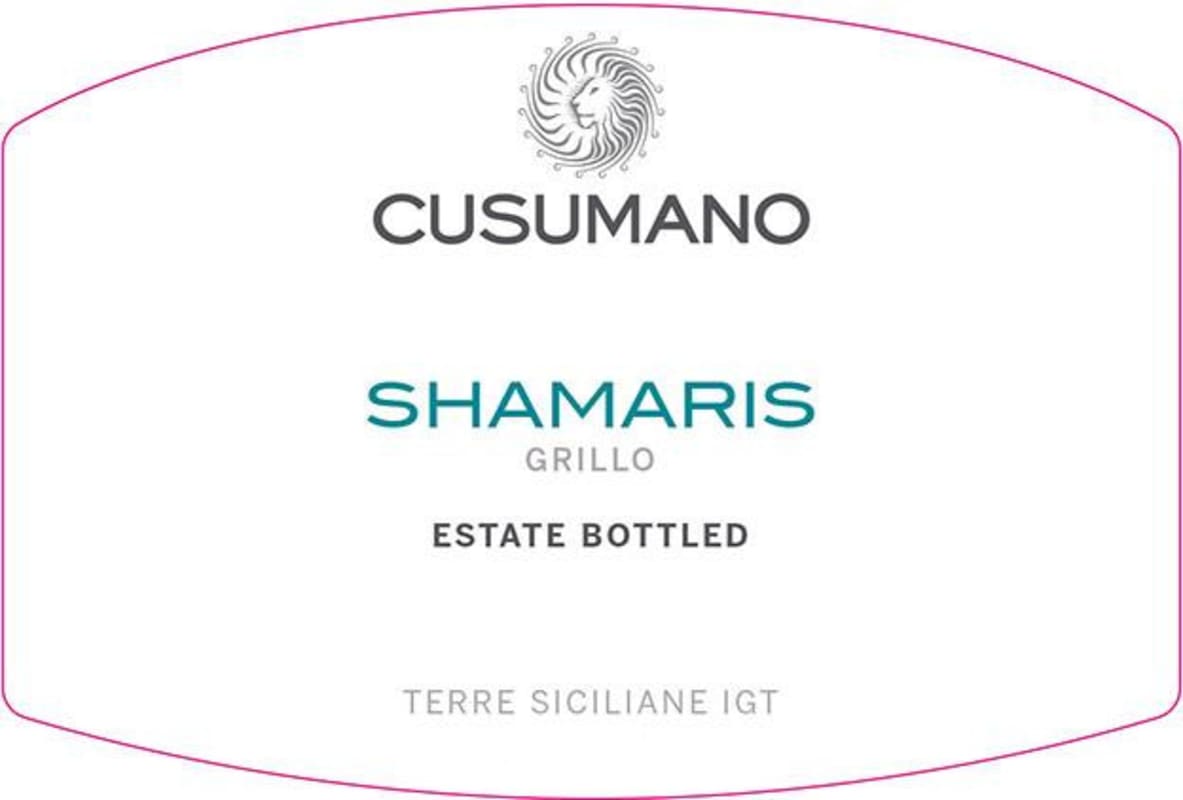 Cusumano Shamaris Grillo 2014 Front Label