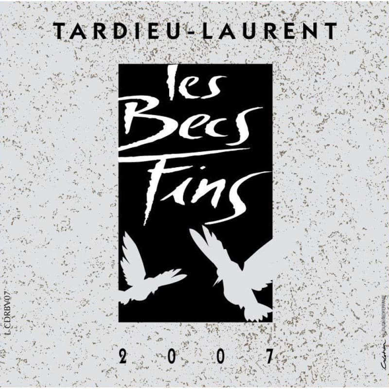 Tardieu-Laurent Les Becs Fins Cotes du Rhone Rouge 2007 Front Label