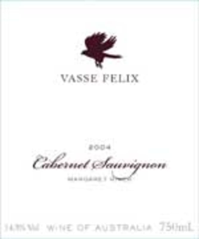 Vasse Felix Cabernet Sauvignon 2004 Front Label