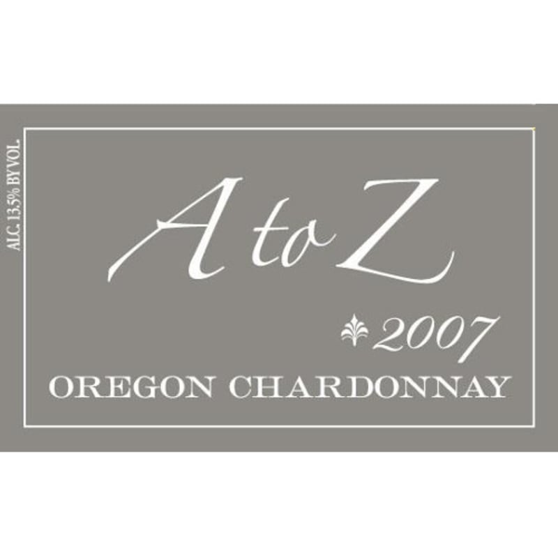 A to Z Chardonnay 2007 Front Label