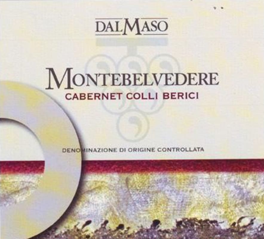 Dal Maso Montebelvedere Cabernet Colli Berici 2008 Front Label
