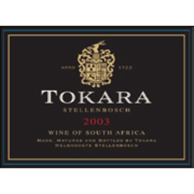 Tokara 2003 Front Label