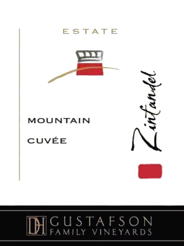 Gustafson Family Vineyards Estate Mountain Cuvee Zinfandel 2013 Front Label