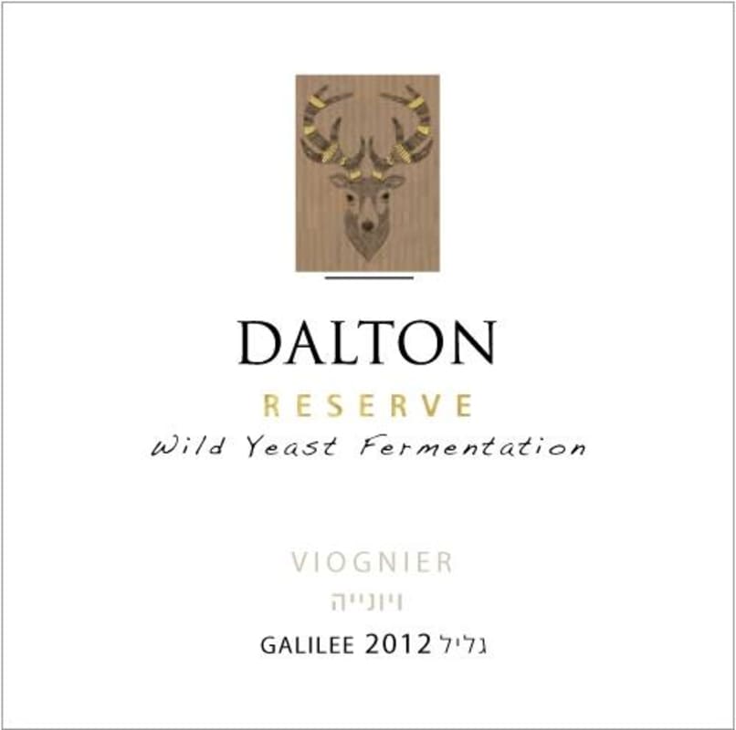 Dalton Wild Yeast Reserve Viognier 2012 Front Label