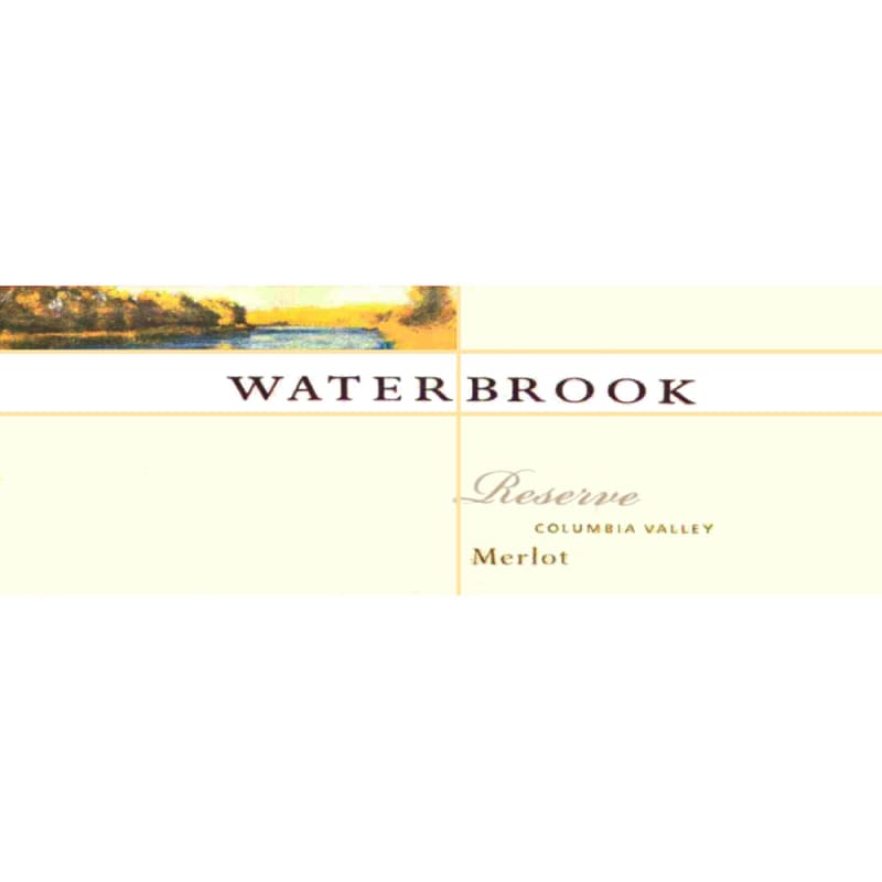 Waterbrook Reserve Merlot 2006 Front Label