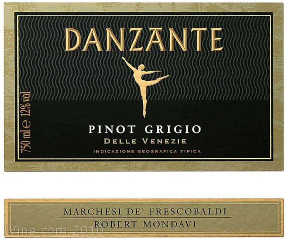 Danzante Pinot Grigio 2008 Front Label