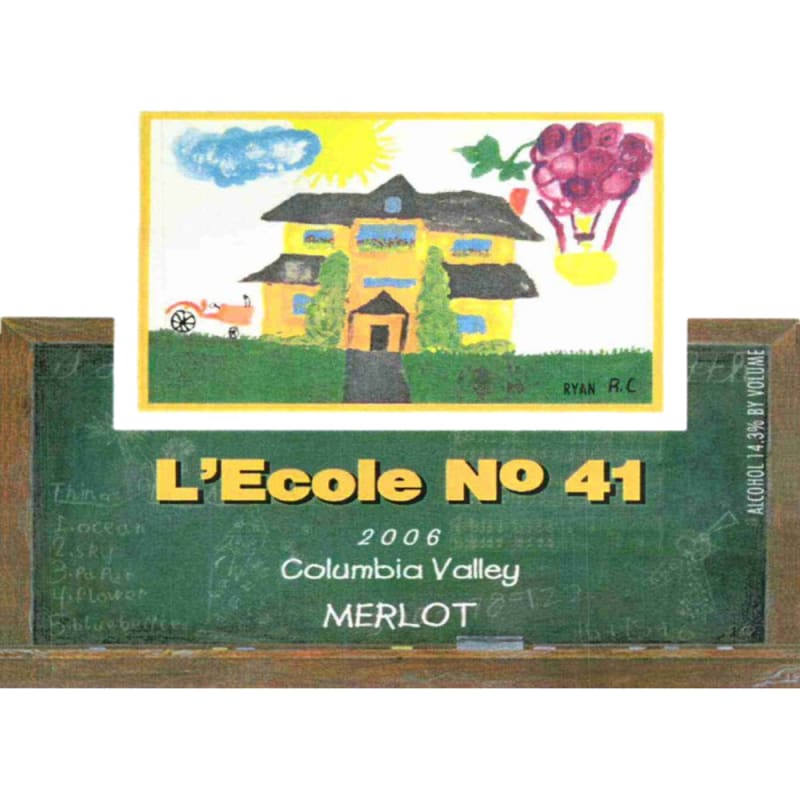 L'Ecole 41 Columbia Valley Merlot 2006 Front Label