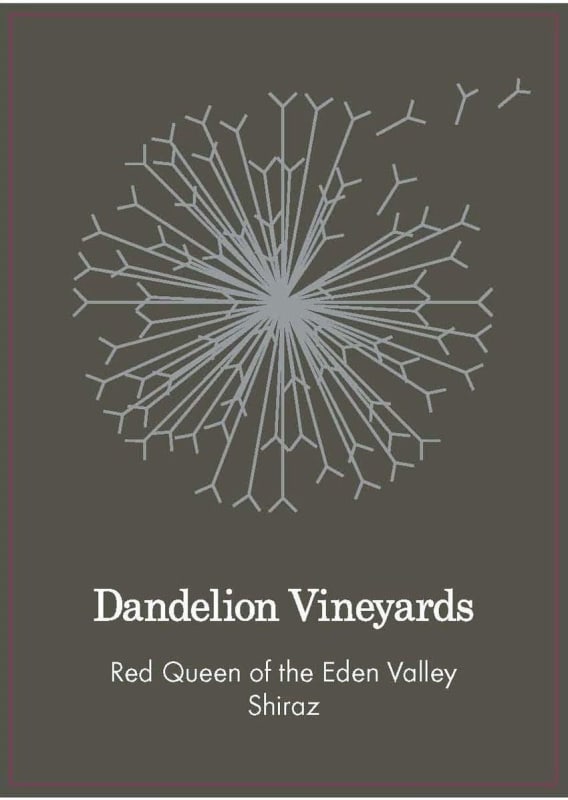 Dandelion Vineyards Red Queen of the Eden Valley Shiraz 2013 Front Label