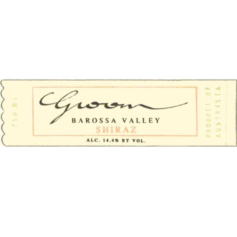 Groom Shiraz 2006 Front Label