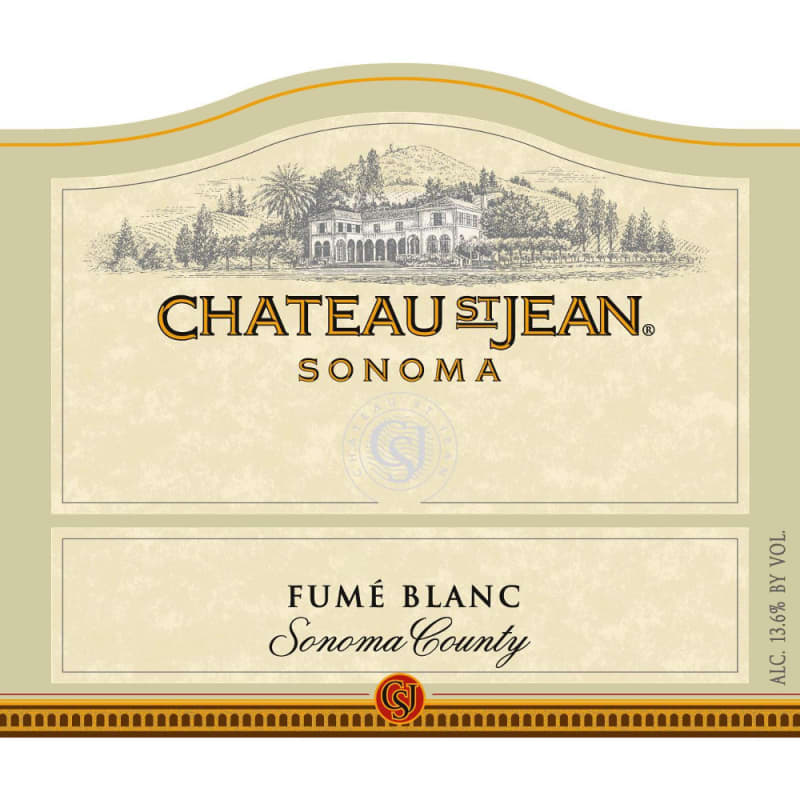 Chateau St. Jean Fume Blanc 2008 Front Label