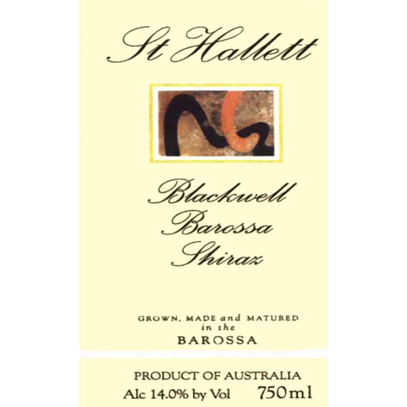 St Hallett Blackwell Shiraz 2005 Front Label