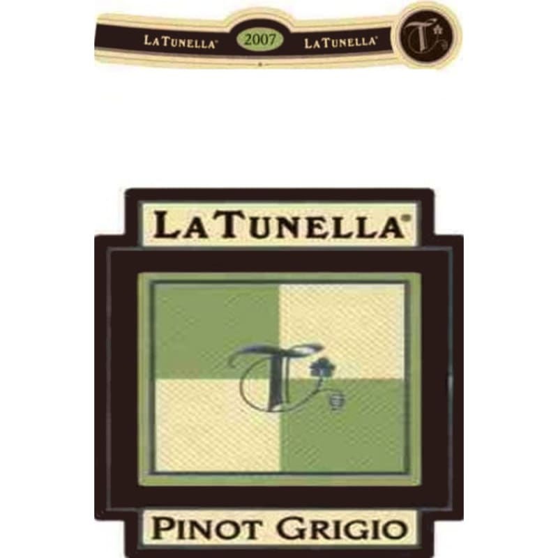 Tunella Pinot Grigio (375ML half-bottle) 2007 Front Label