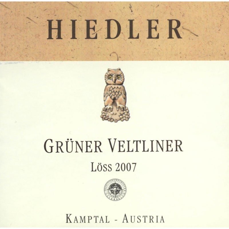 Hiedler Loss Gruner Veltliner 2007 Front Label