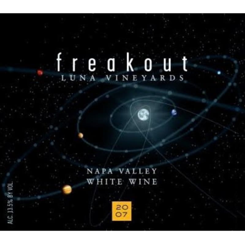 Luna Vineyards Freakout White Wine 2007 Front Label