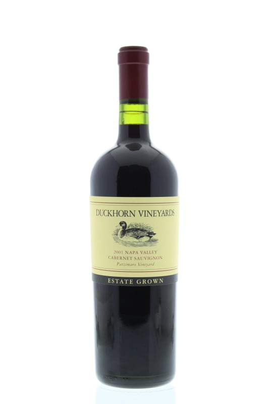 Duckhorn Patzimaro Vineyard Cabernet Sauvignon 2001 Front Bottle Shot