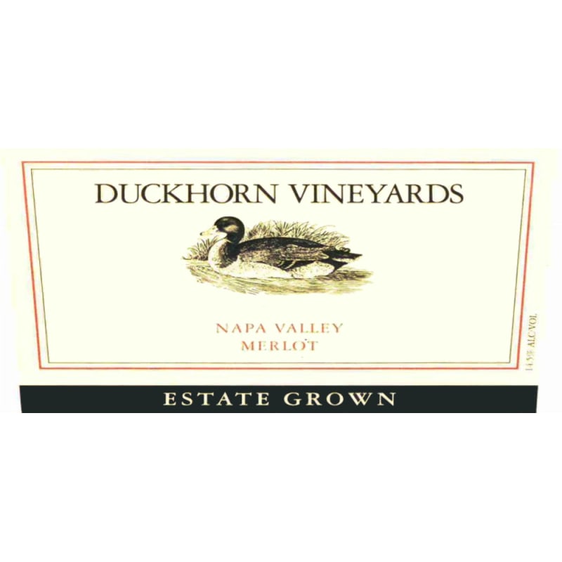 Duckhorn Estate Grown Merlot 2006 Front Label