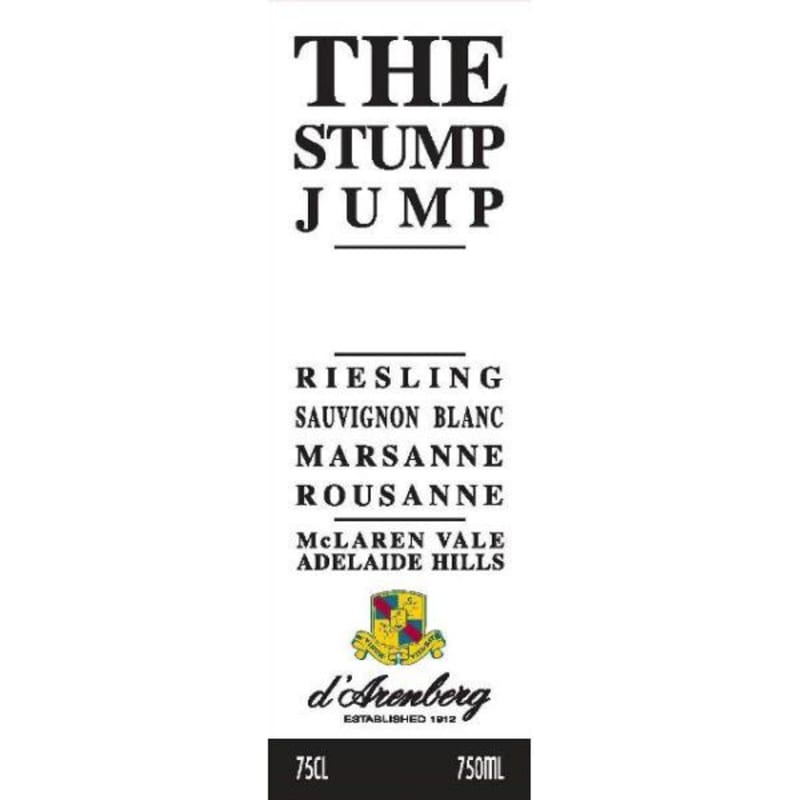 d'Arenberg The Stump Jump White 2011 Front Label
