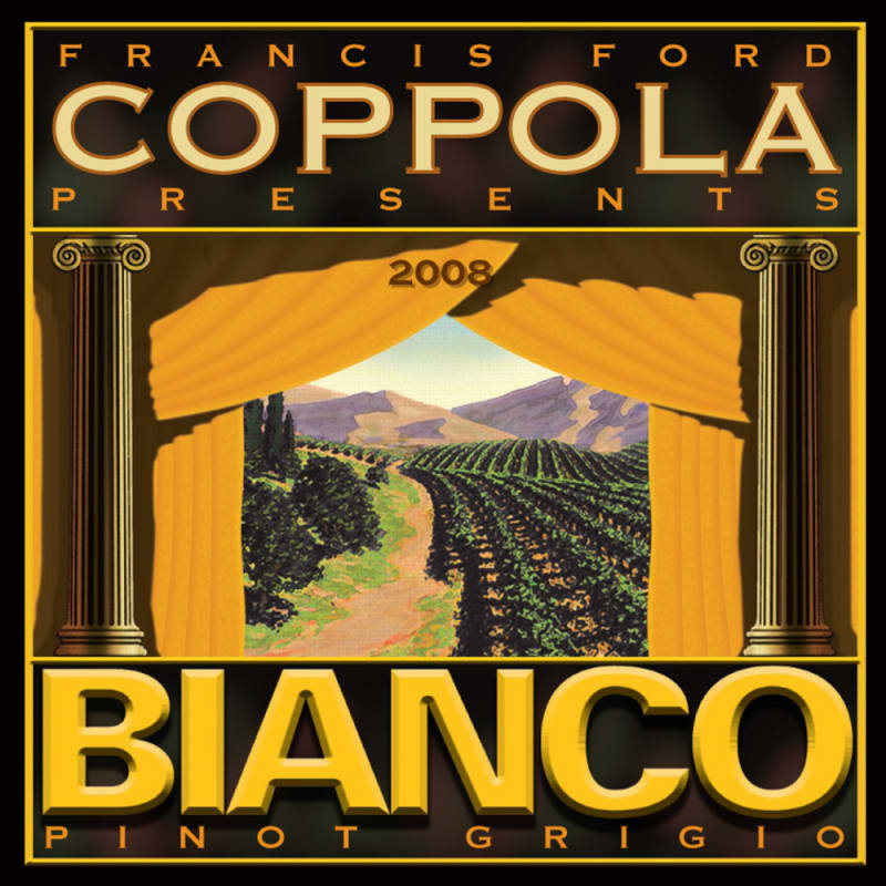 Francis Ford Coppola Bianco Pinot Grigio 2008 Front Label