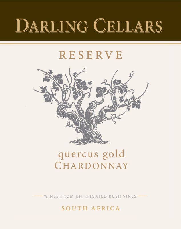 Darling Cellars Quercus Gold Reserve Chardonnay 2015 Front Label