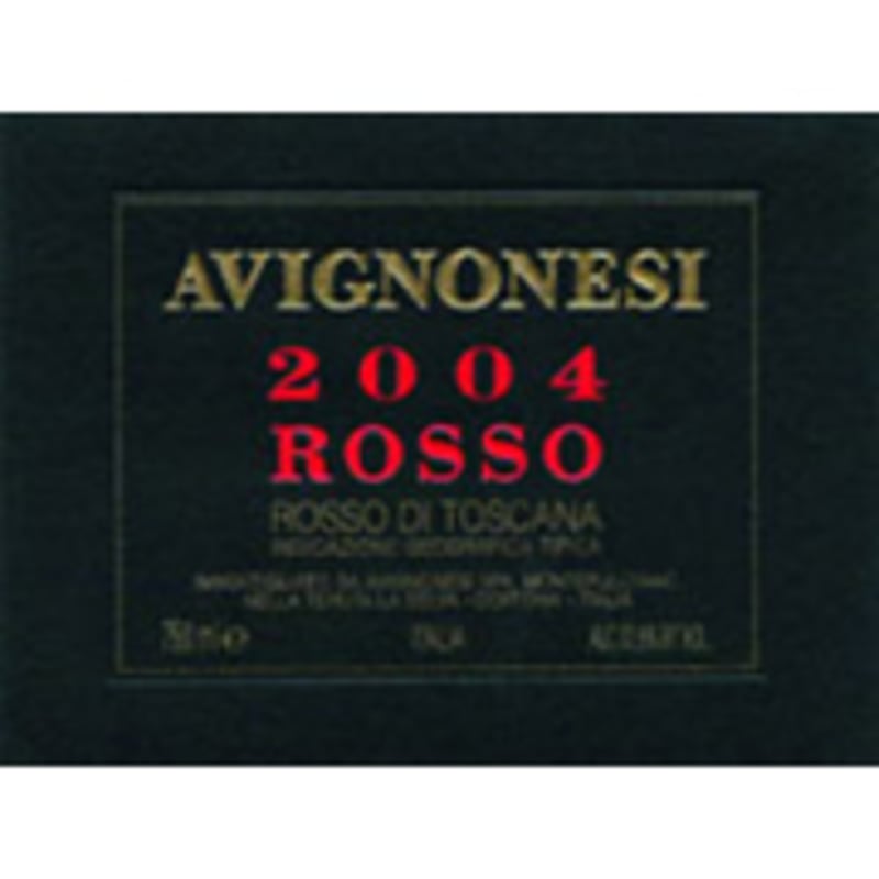 Avignonesi Avignonesi Rosso 2004 Front Label