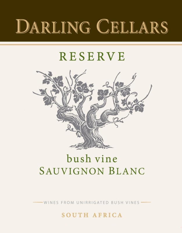 Darling Cellars Bush Vine Reserve Sauvignon Blanc 2016 Front Label
