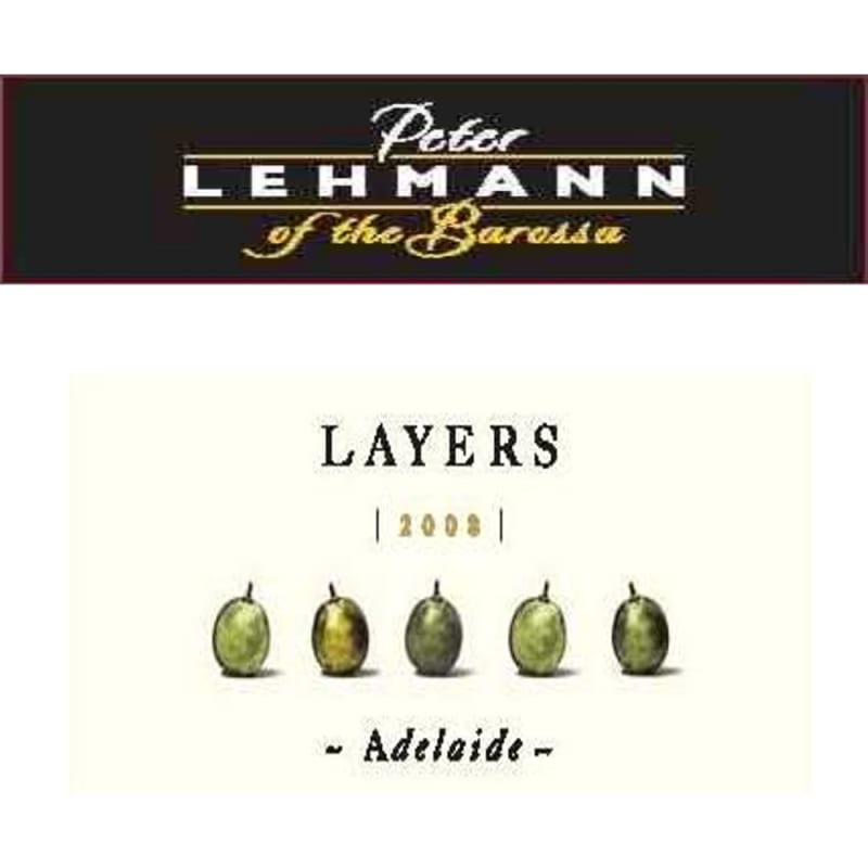 Peter Lehmann Layers White 2008 Front Label