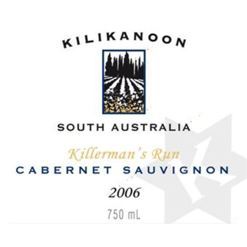 Kilikanoon Killerman's Run Cabernet Sauvignon 2006 Front Label